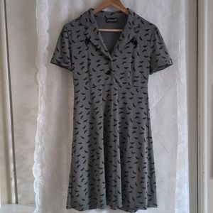 Sourpuss Black Bats Dress